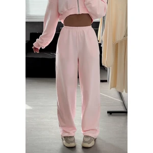 Pembe Barrel Fit Kadın Eşofman Altı MG2553