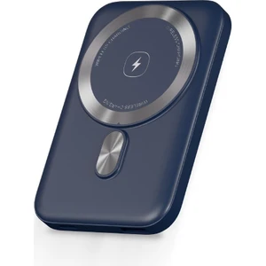 PBS133 Magsafe Kablosuz Hızlı Taşınabilir Şarj Cihazı Powerbank 5000 Mah Navy