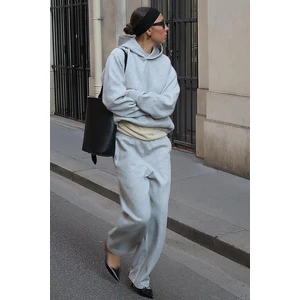 Grimelanj Kapüşonlu Basic Kadın Eşofman Takımı MG2533