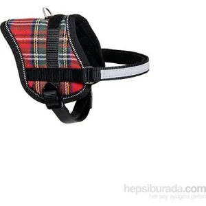Karlie Reflektörlü Göğüs Tasma S 36-46cm Kırmızı Beyaz