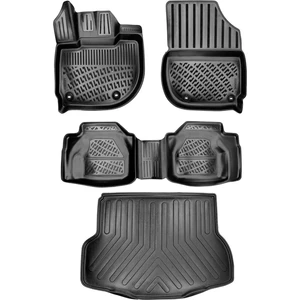 Honda City 2021 ve Sonrası Paspas Takımı 3D Bagaj Havuzu