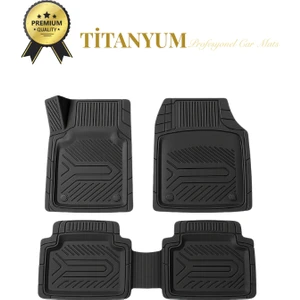 Fiat Egea Sedan 3D Oto Paspas Havuzlu Titanyum