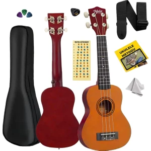 UKX-233YL Turuncu Concert Ukulele (Askı Çanta Metod Pena)