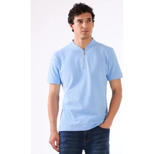 Mavi Erkek Slim Fit Desenli Polo Yaka T-Shirt