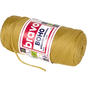Boho Polyester Makrome Iplik 200 gr 230 Metre 4 mm (Renk Kodu: 50 )Gold