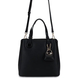 Tamer Tanca Kadın Suni Deri Siyah Omuz Çanta 921 27147 Bn Cnt SK25-26 Sıyah