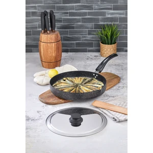 Çupra Döküm Granit Balık ve Börek Tavası Siyah 28 cm