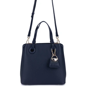 Tamer Tanca Kadın Suni Deri Lacivert Omuz Çanta 921 27147 Bn Cnt SK25-26 Lacıvert