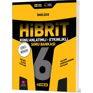 Hız Yayınları 6.sınıf Hibrit Ingilizce Soru Bankası Yeni