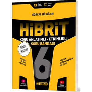Hız Yayınları 6.sınıf Hibrit Sosyal Bilgiler Soru Bankası Yeni