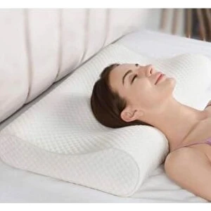 Ortopedik Visco Yastık Boyun Fıtığı Boyun Düzleşmesi Boyun Ağrısı Destekli Lüks Ortapedik Yastık.