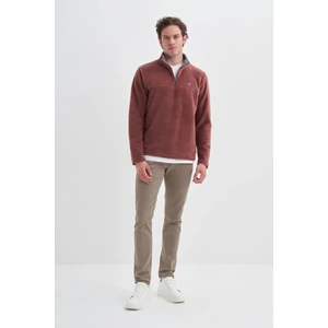 Yarım Balıkçı Yaka Kalın Polar Regular Fit SWEATSHIRT-56320