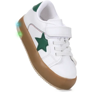 Kiko Kids Rena Günlük Cırtlı Işıklı Erkek Bebek Spor Ayakkabı