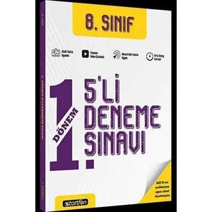 Startfen Yayınları Startfen 8.sınıf 1.dönem 5'li Deneme Sınavı