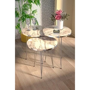 Zigon Sehpa Gümüş Efes Tel