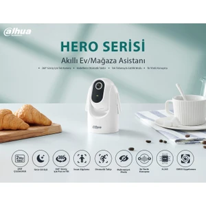 Hero C1 Akıllı Kamera - Akıllı Ev Kamerası 360 Hd 1600P 2mp (Dahua Türkiye Garantili)
