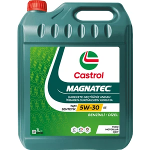 Castrol MAGNATEC  5W-30 A5 Tam Sentetik Motor Yağı 7 Litre ( Üretim Yılı 2025 )