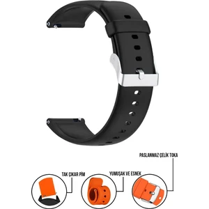 Tcl Movetime MT40-MT40X Saat Uyumlu Silikon Akıllı Çocuk Saati Kordonu MT40A72SLK