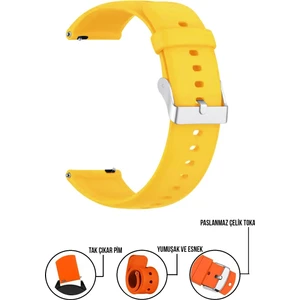 Tcl Movetime MT40-MT40X Saat Uyumlu Silikon Akıllı Çocuk Saati Kordonu MT40A72SLK