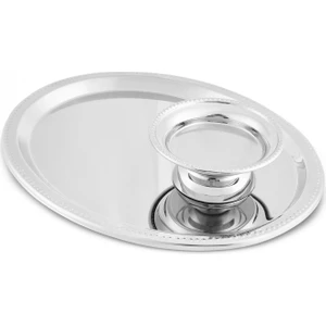 Fiora Kahve Ikram ve Sunum Tepsisi Silver