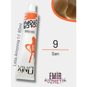 Düşük Amonyaklı Saç Boyası 60ML Sarı 9