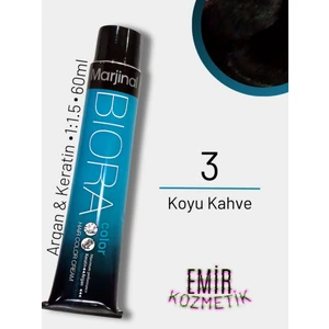 Biora Saç Boyası - 3 Koyu Kahve