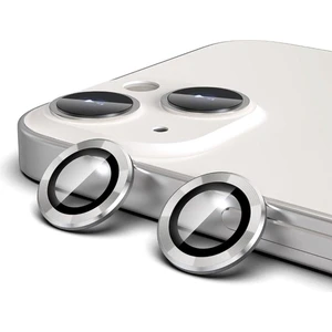 (Kaliteyi Bozmaz) iPhone 14 / 14 Plus Uyumlu Kolay Kurulum Aparatlı Safir Kamera Gri Lens Koruyucu