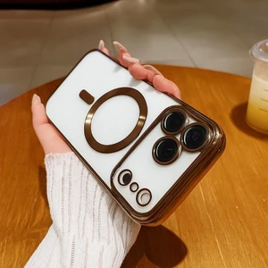 iPhone 17 Pro Max Uyumlu Magsafe Destekli Kamera Korumalı Şeffaf Yumuşak Telefon Kılıfı