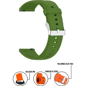 Tcl Movetime MT40-MT40X Saat Uyumlu Silikon Akıllı Çocuk Saati Kordonu MT40A72SLK