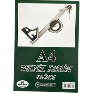Teknik Resim Kağıdı A4 30 Yaprak - Dik