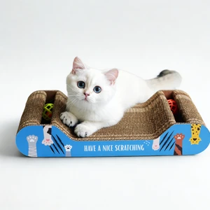 Karton Kedi Tırmalama Çantoplu 38*6*20