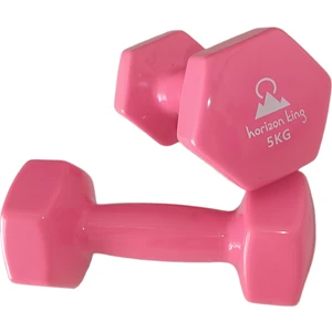 Horizon King Vinyl Kaplı Dökme Demir Altıgen Çift Dambıl 5 kg