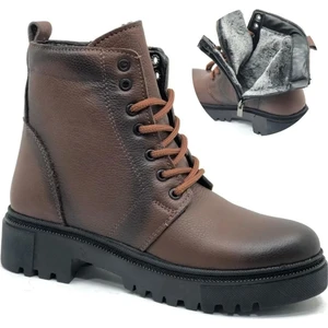 Ek 25 Kadın Hakiki Deri Postal Bot