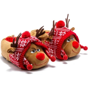 Twıgy Tw Anna Kahve Kadın Hayvanlı Panduf 36/41