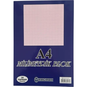 Milimetrik Blok Kağıdı A4 30 Yaprak