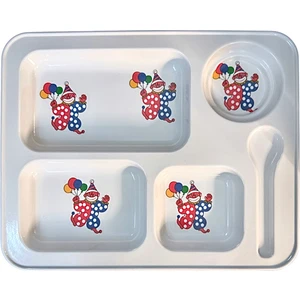 Çocuk Mama Tabağı Tabldot 5 Bölmeli Melamin