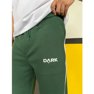 Erkek Şeritli Baskılı Oversize Baggy Eşofman