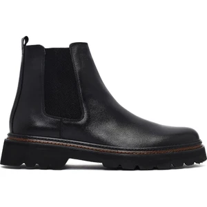 Erkek Siyah Deri Chelsea Bot 25WFD620618