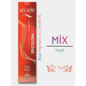 Saç Boyası Mix Ton - Yeşil 60ML
