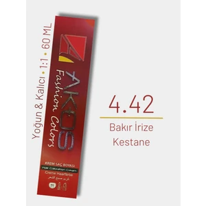 Yoğun Etkili Saç Boyası 60ML - Bakır Irize Kestane 4.42