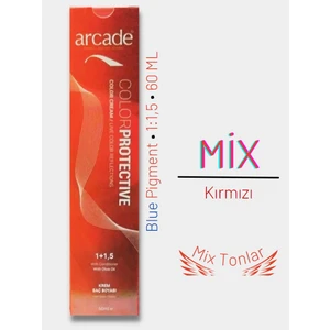 Saç Boyası Mix Ton - Kırmızı 60ML