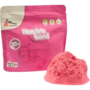 Hands'n Sand Doğal Kinetik Oyun Kumu 500GR - Pembe