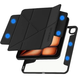 Apple iPad Mini 7 (A17 Pro) Mini 6  Kılıf Çift Magnetik Kapak Arka Sert Multi SkinPro Case A2993 A2995 A2996 A2567 A2568 A2569