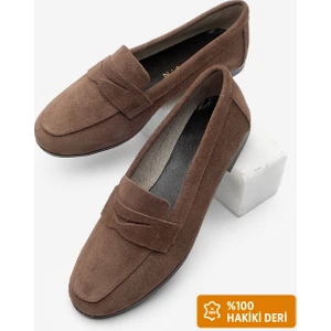 Kadın Hakiki Deri Loafer Günlük Ayakkabı Rosme