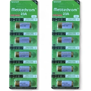 23A 12V Alkalin Pil Garaj Bariyer Kepenk Oyuncak Alarm Kumandası Kapı Zili Pili 10 Adet A23 E23A MN21 MS21 L1028 VA23GA