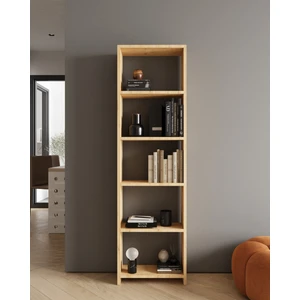 Asya 5 Raflı Geniş Kitaplık