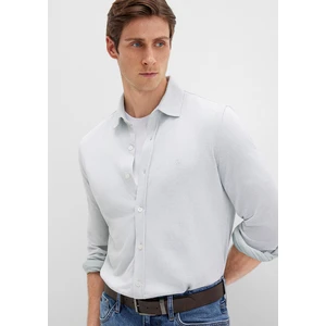 Dokulu Açık Mavi Gömlek 0211664-71476