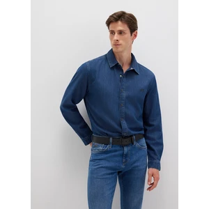 Roy Lux Black Koyu Indigo Mavisi Jean Gömlek 0210496-90767