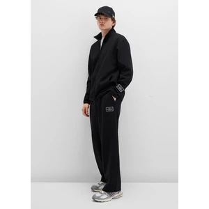 Siyah Örme İnterlok Pantolon 0010546-900