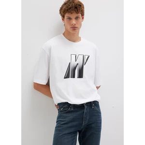 Mavi Pro Logo Baskılı Beyaz Tişört 0613084-620